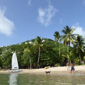 Stranden van Saint Lucia